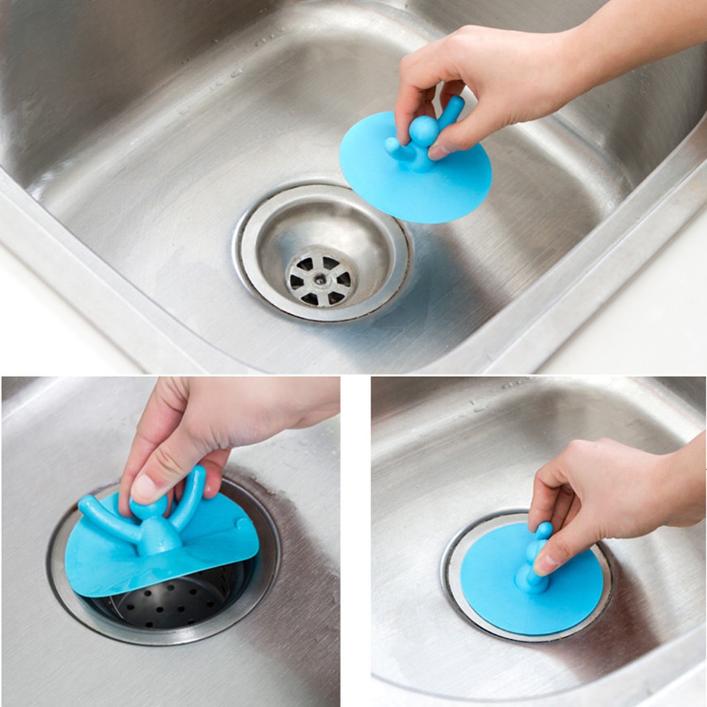 Silicone Kitchen Bathroom Floor Drain Cover for Basin Sink
