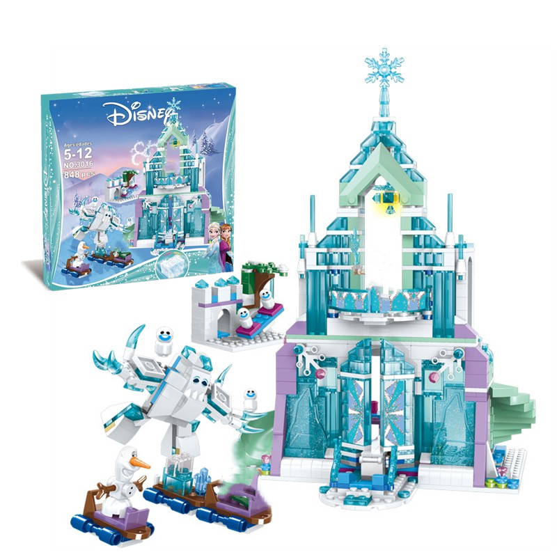 Disney Frozen The Elsa Magical Ice Castle Set Princess Anna Stacking ...