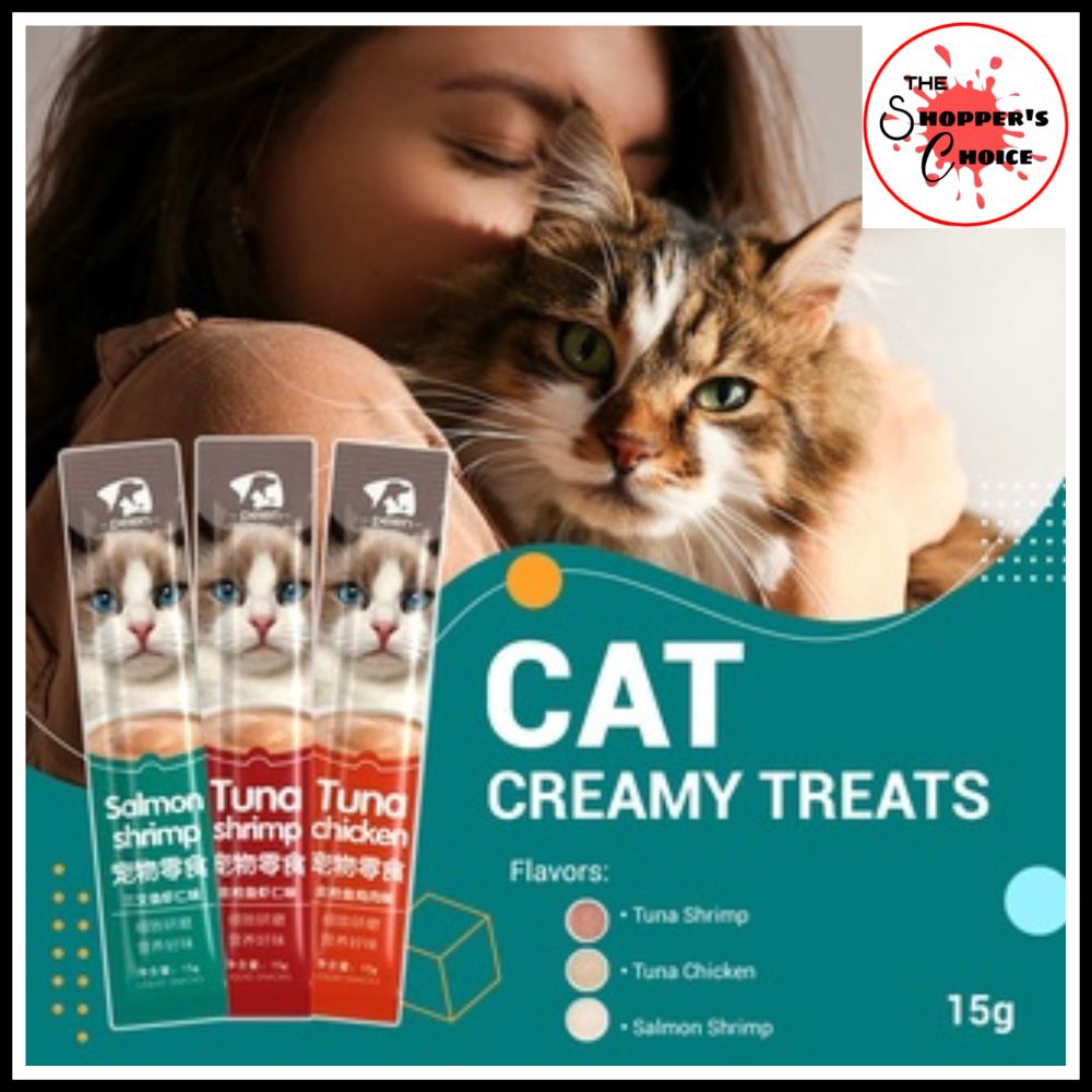 TSC Cat Treats15g per Stick Wet Cat Snacks Stick Cat Wet Food Shopee