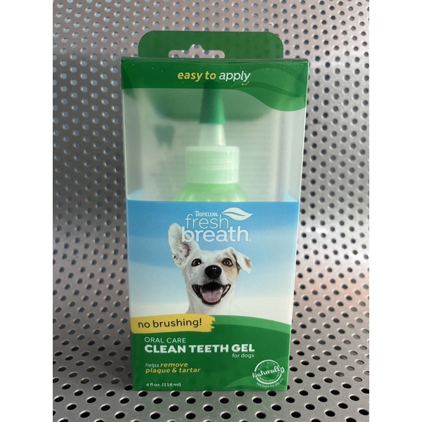 Tropiclean Fresh Breath Clean Teeth Gel Dog 118ml and Cat 59ml Shopee