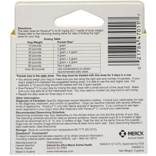 (ON HAND) Panacur C Canine Dewormer (Fenbendazole) Yellow 1 Pack (3 Sachet) #3
