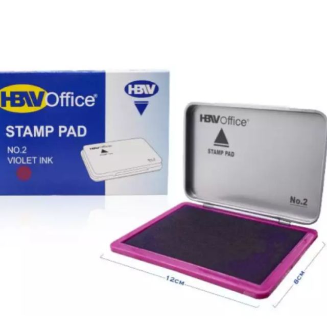 Stamp pad no. 2 violet ink | Shopee Philippines