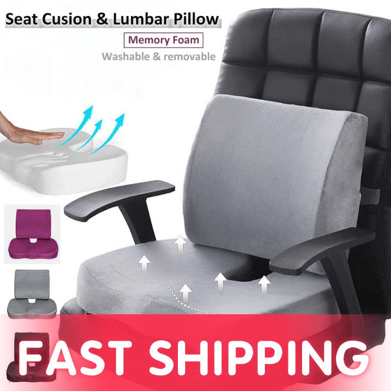 Orthopedic Memory Foam Seat Cushion Coccyx Office Chair Cushion