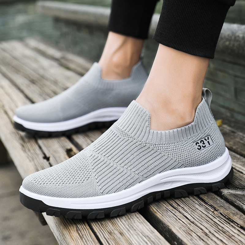 Slip On Shoes for Men Comfortable Walking Shoes for Man Rubber Shoes ...