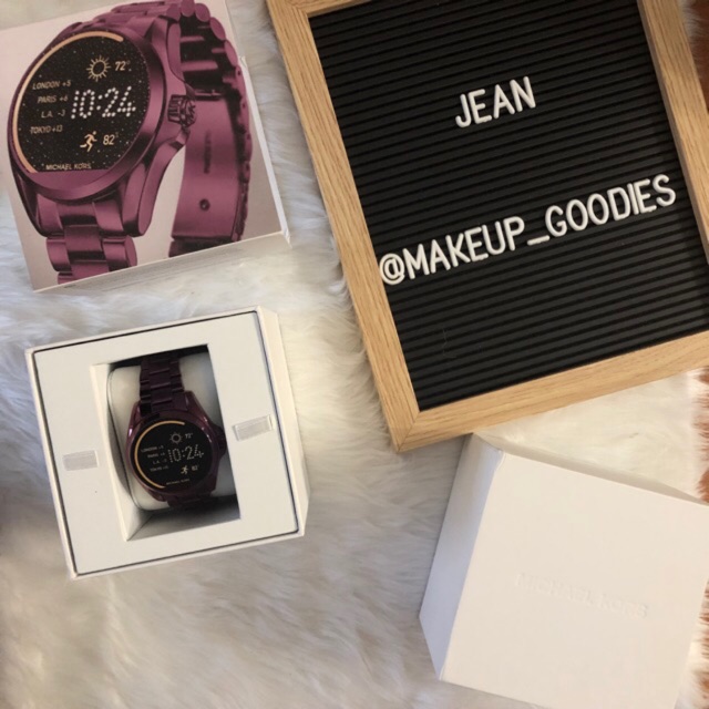 michael kors bradshaw smartwatch plum