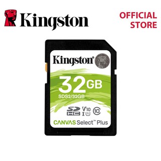 Kingston Canvas Select Plus SD Card  32GB for HD 1080p and 4K Video Cameras (SDS2/32GB)