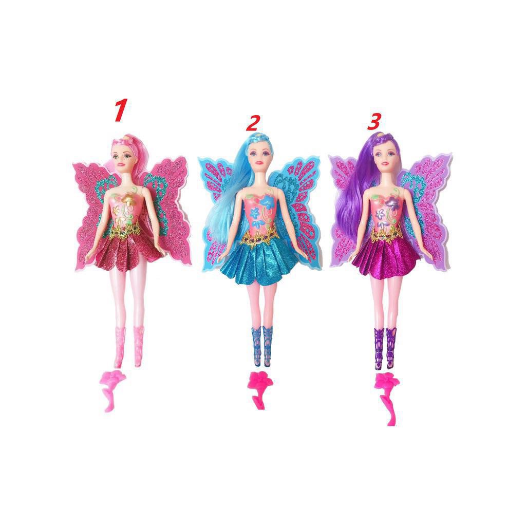 Barbie wearing butterfly color glitter wings lovely doll wilth butterfly | Shopee Philippines