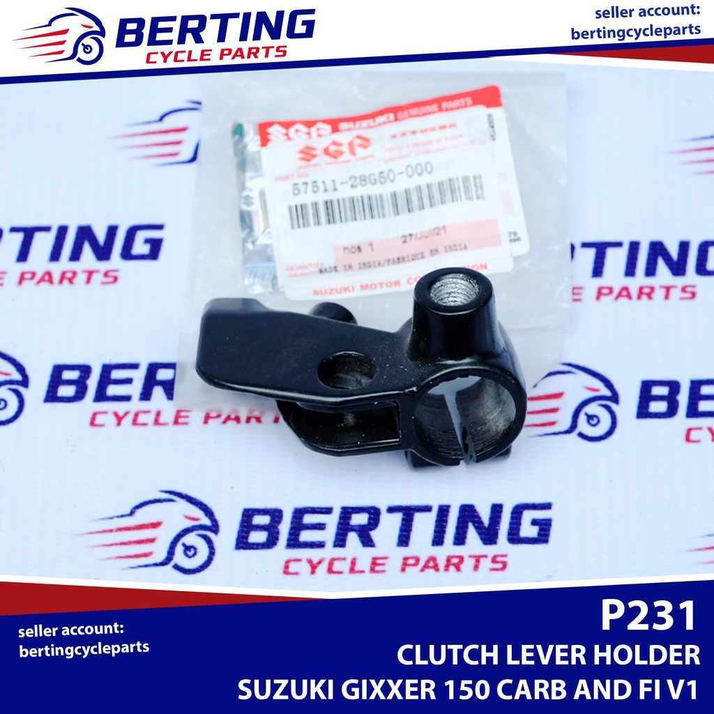 SGP CLUTCH LEVER HOLDER Suzuki Gixxer 150 Carb and FI V1 Genuine 57511