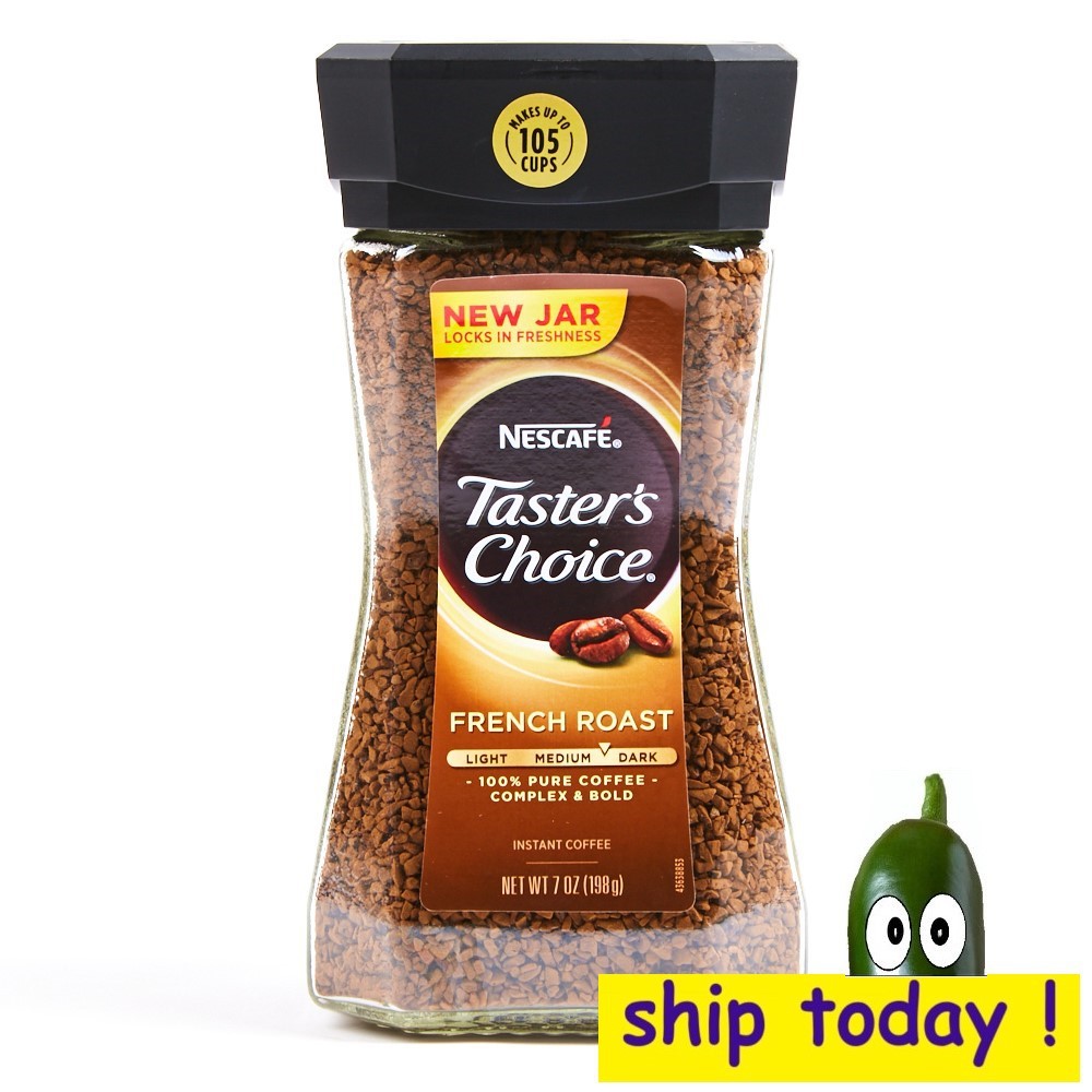 Nescafe Taster's Choice French Roast Instant Coffee 198g tasters brown