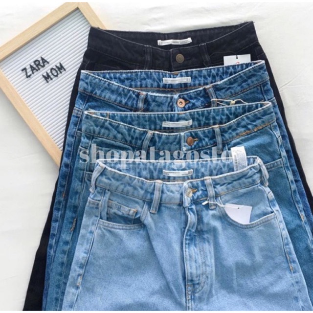 zara classic mom fit jeans