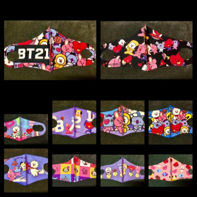 BT21 face mask KPOP idol Shopee Philippines