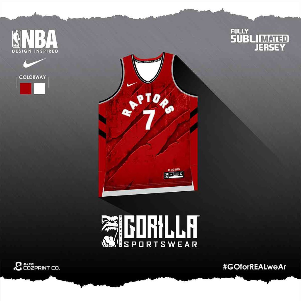 toronto raptors sublimation