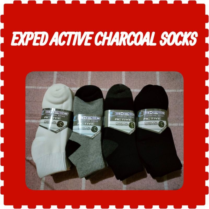 EXPED CHARCOAL SOCKS 3PAIRS per pack FOR MEN & Women Shopee Philippines