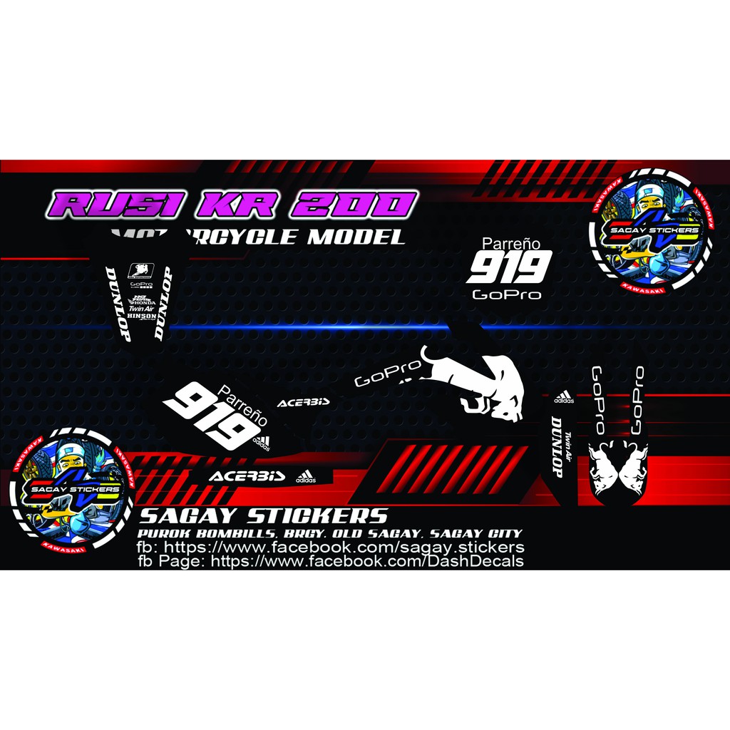 rusi sticker design