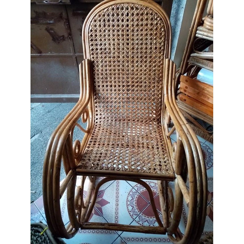 Rattan Rocking chairs/ Tumba tumba/Jumbo | Shopee Philippines