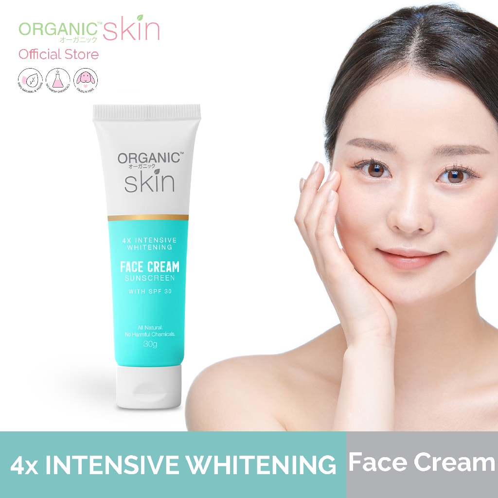 whitening face cream with spf