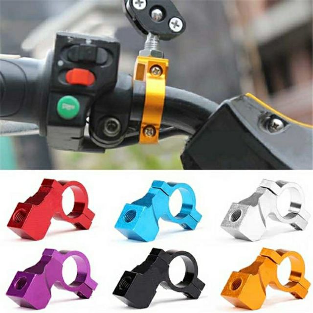 motorcycle side mirror clamp