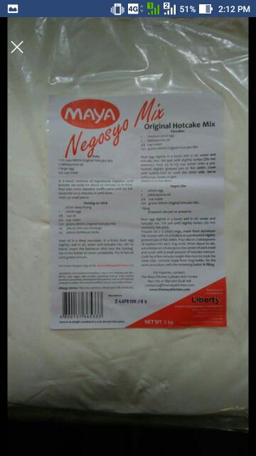 Maya Pancake Waffle Mix 2kg Shopee Philippines