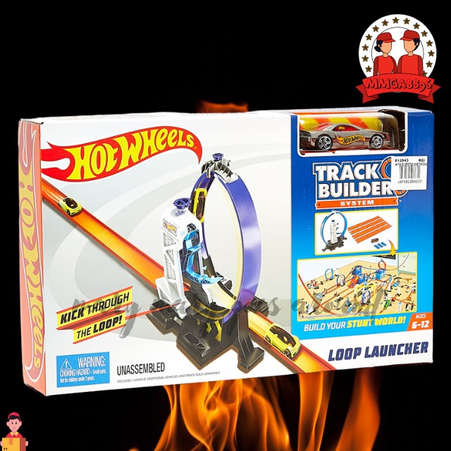 hot wheels track builder system loop launcher