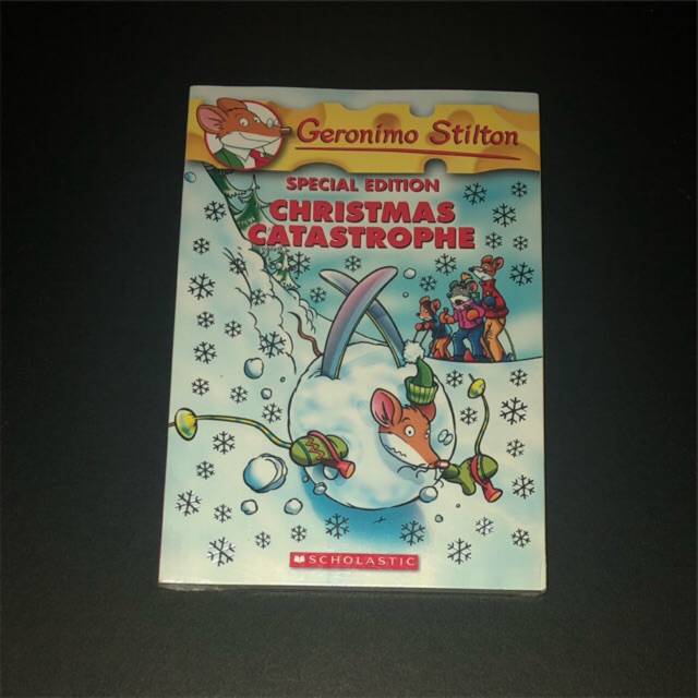 Sealed Brand New Geronimo Stilton Christmas Catastrophe Book - 