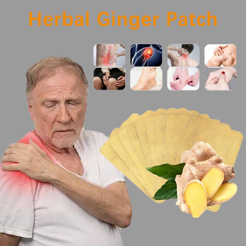 50PCS Herbal Ginger Patch Promote Blood Circulation And Knee Neck Back