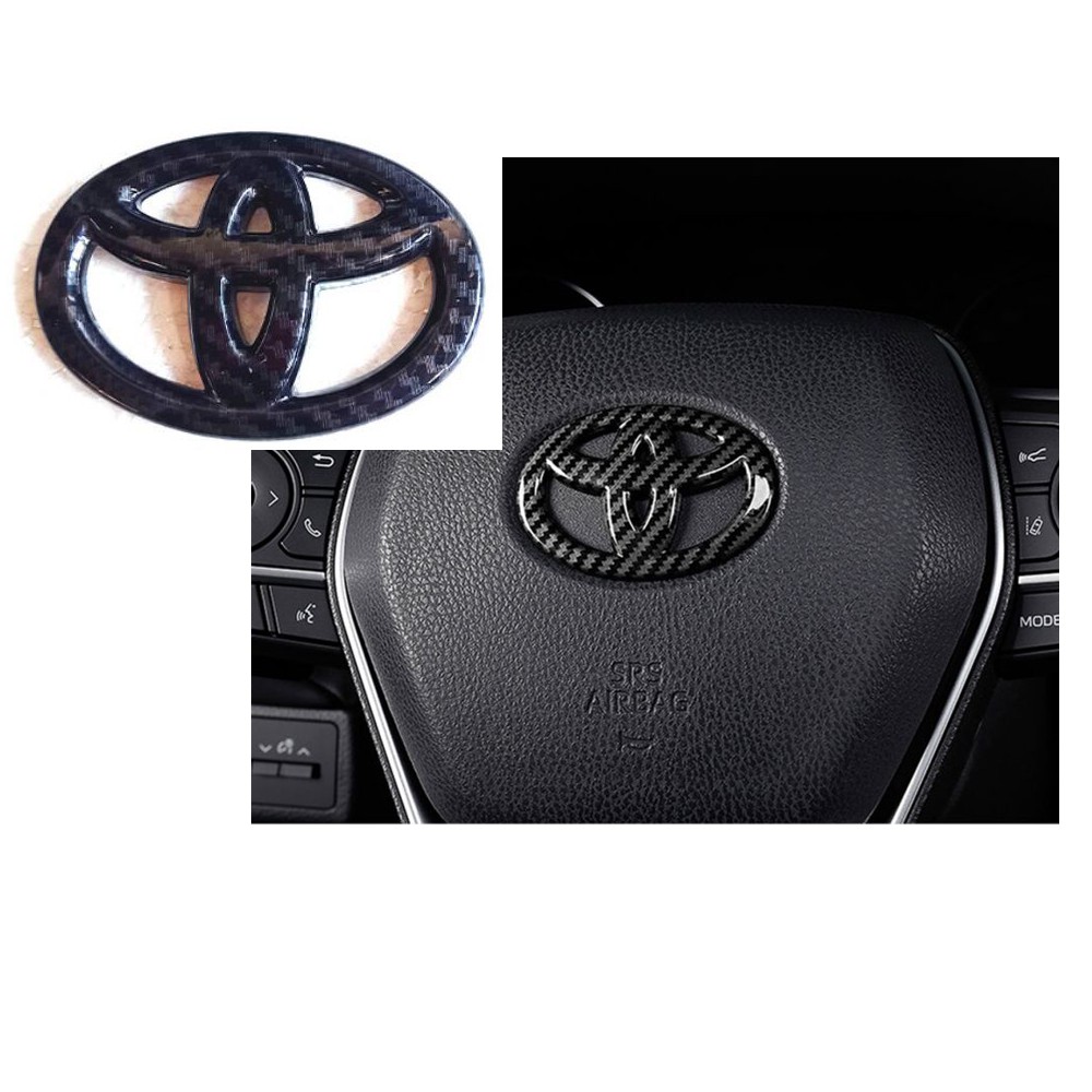 Toyota Car Sticker Steering Wheel Emblem Logo Badge Decals Car Styling ...