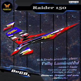 Raider 150 Motorcycle Decals 1 Piece Shopee Philippines