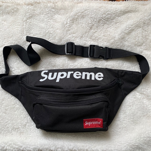 fanny pack supreme black