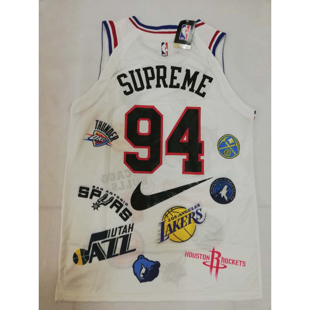 supreme lakers jersey