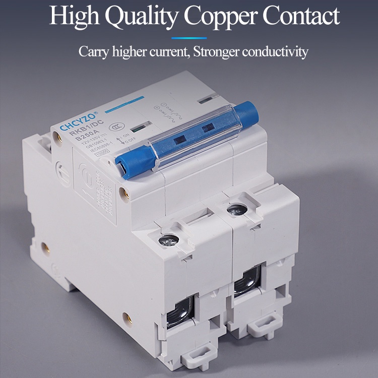 Mini Circuit Breaker DC 12V 24V 48V DC MCB Battery Car Protector 3A to 250A Air Switch Use Din Rail Mount - Image 5