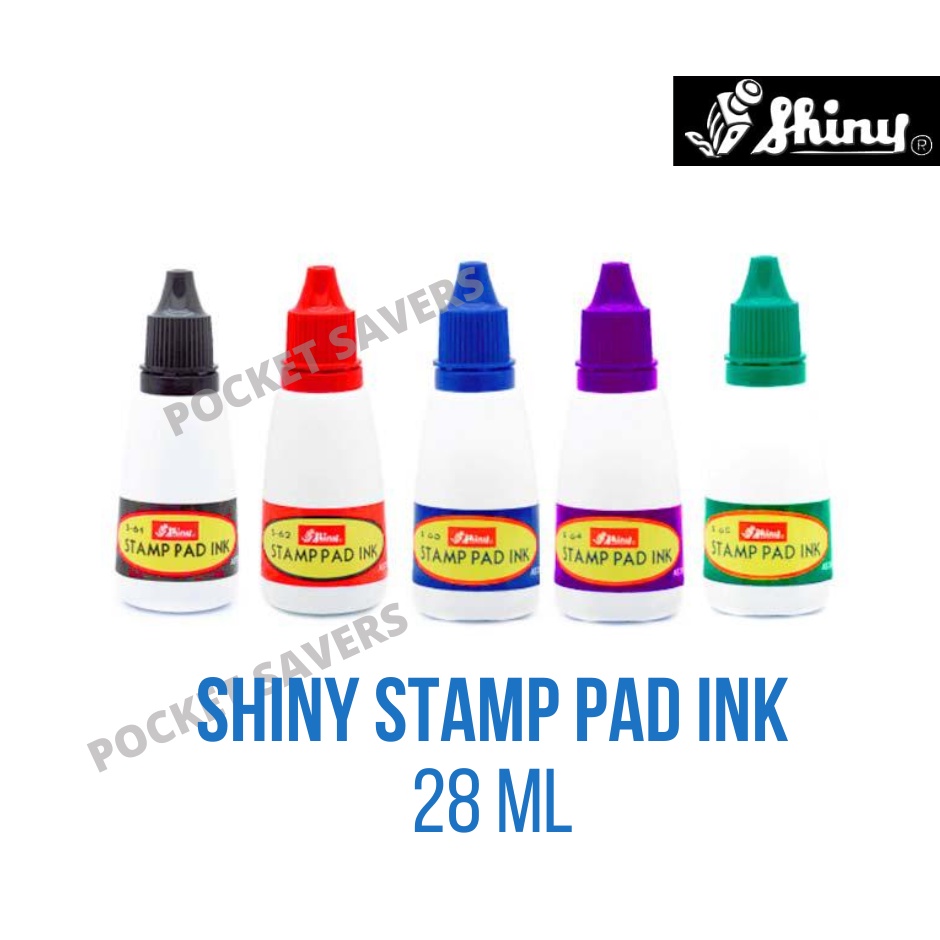 SHINY Refill Ink for SelfInking Stamp 1 oz / 28 ml (Stamping, Water