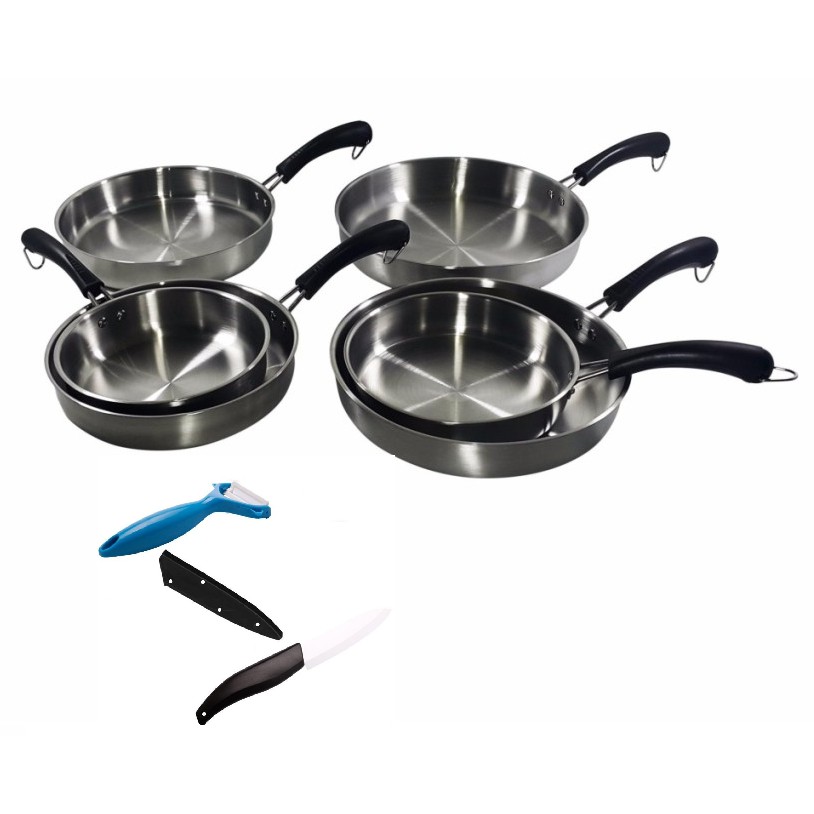 6 frying pan with lid