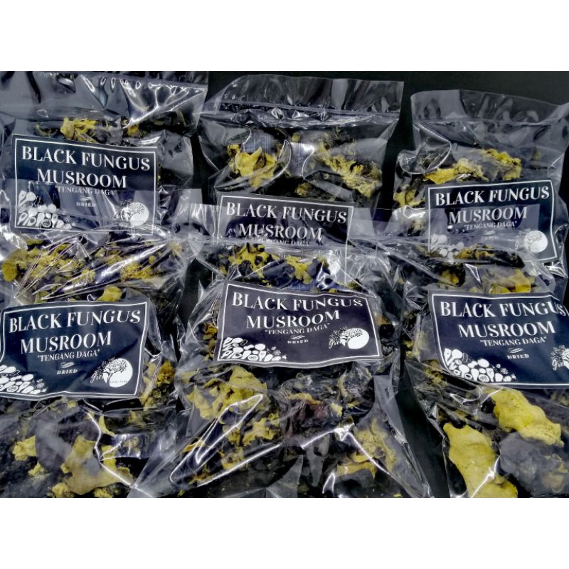 Dried Black Fungus Tengang Daga 100 Grams 