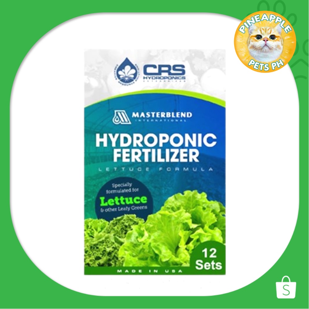 CRS Masterblend Lettuce Formula Hydroponic Fertilizer (12 sets