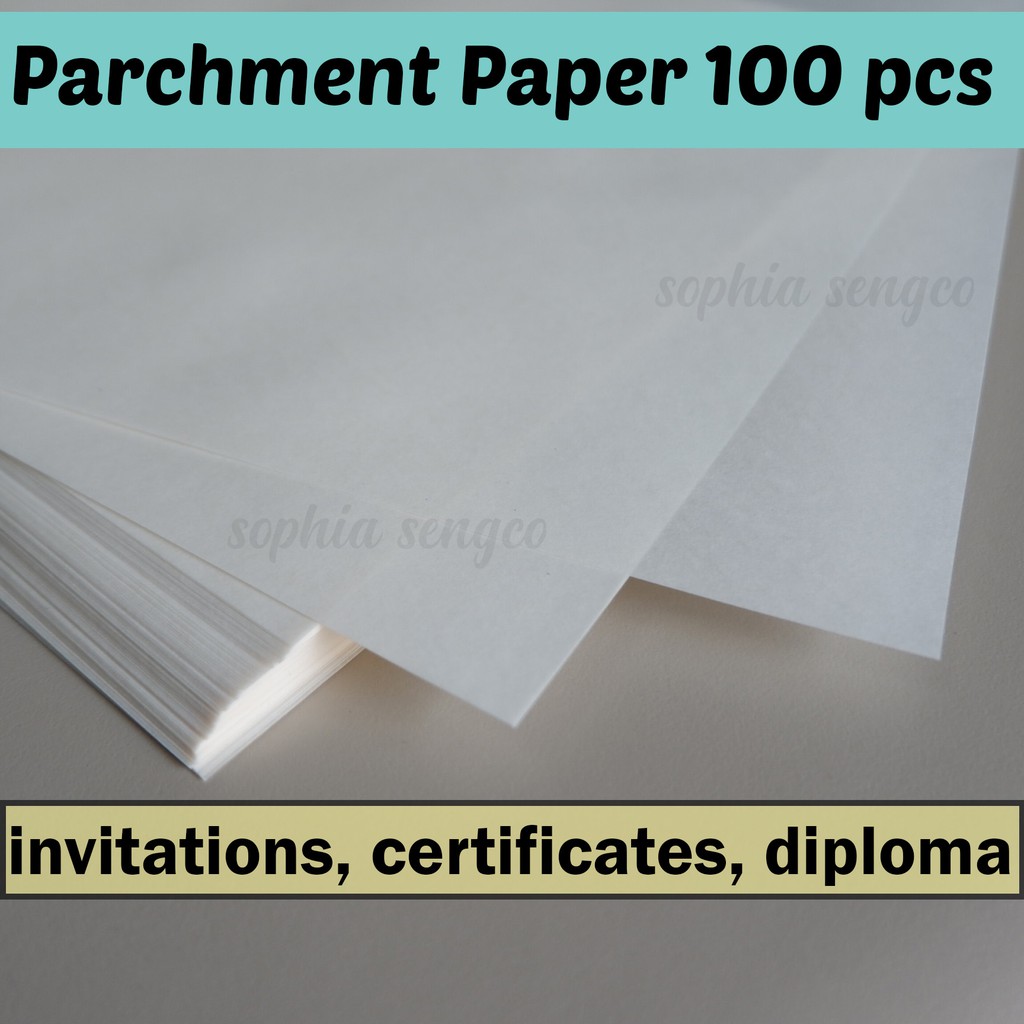 Parchment Paper A4 100 sheets Certificate Diploma Invitation 80 gsm