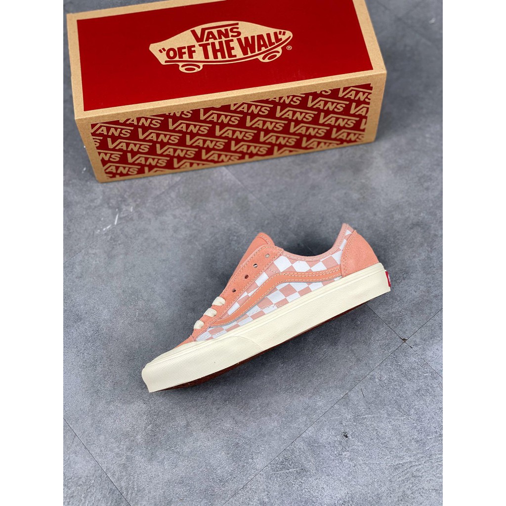 pink orange vans