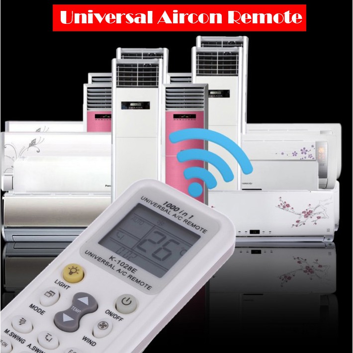 Universal LCD A/C Remote Control Controller for AirCon Shopee Philippines