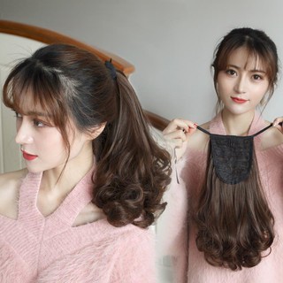  Tempat Baru Rambut  palsu  Rambut  Pendek  Gulung Ponytail 