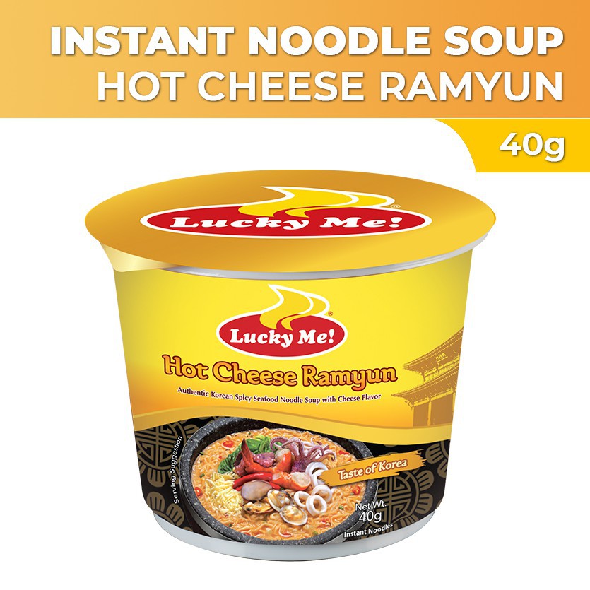 Lucky Me Instant Noodles Hot Cheese Ramyun 40g Shopee Philippines