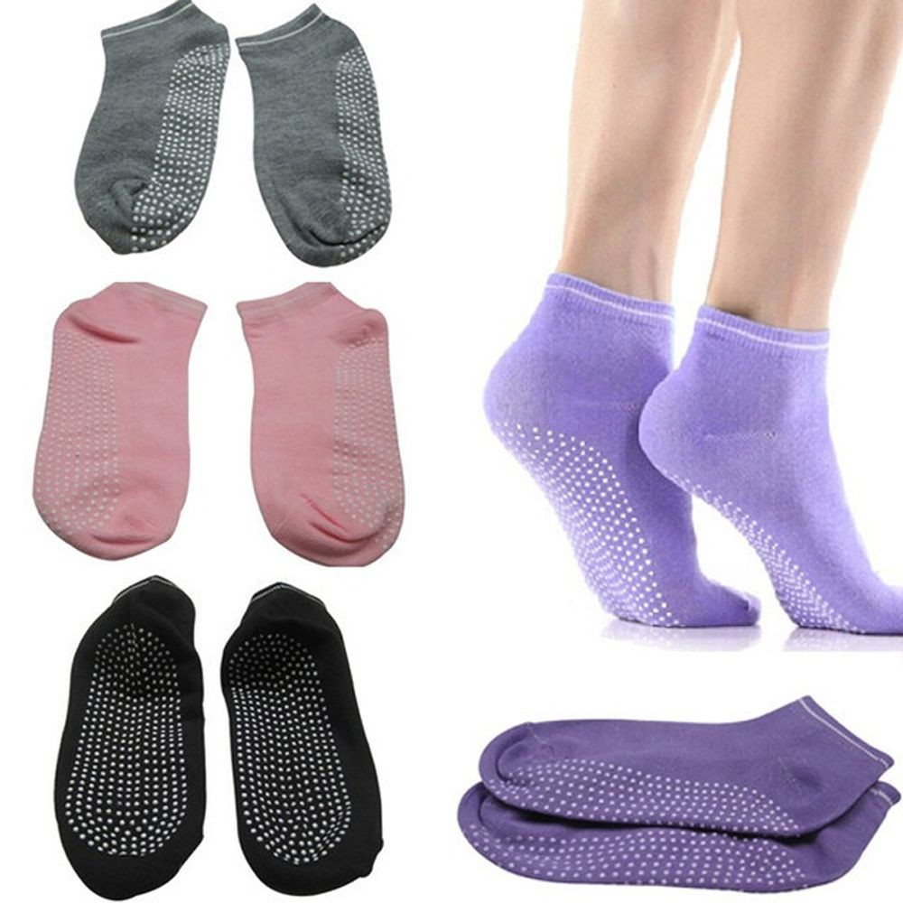Sport Breathable Non Slip Socks Anti-skid Grip Yoga Socks Pilates Socks