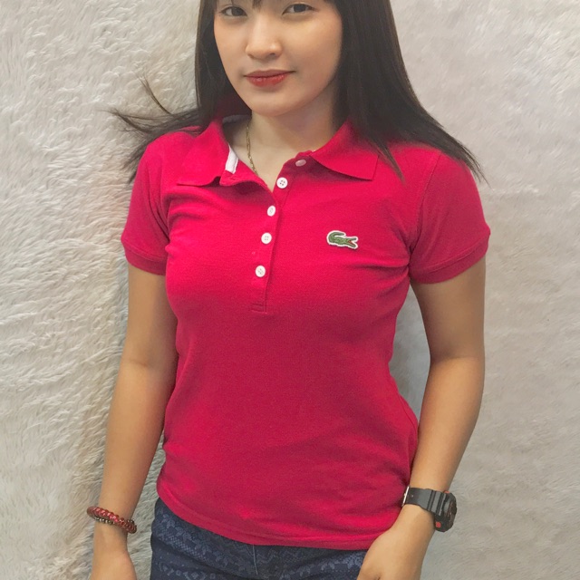 lacoste polo shirt womens price