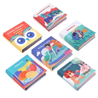 Baby Soft Cloth Books for Newborns 0-12 Months Toys Montessori Educational Soft Book for Children