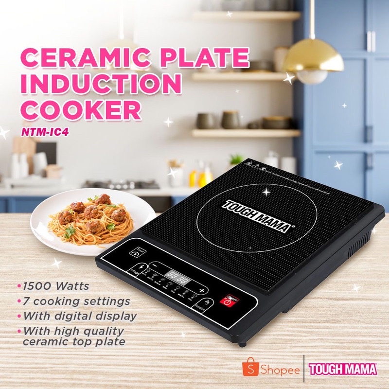 Tough Mama LZDNTMIC4 Ceramic Induction Cooker Digital Display Screen