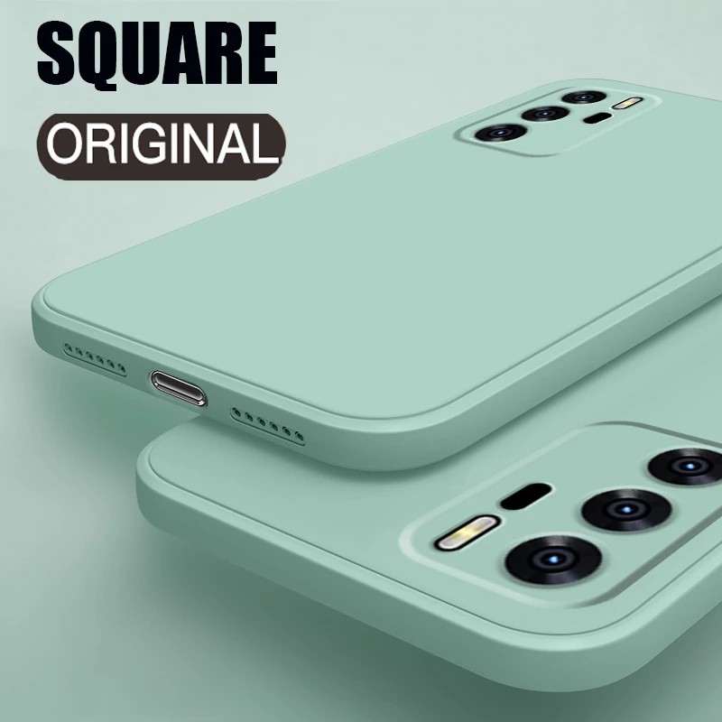 Huawei Y7A Y9s Y9 Y9 Prime 2019 P Smart 2021 Case Square Liquid