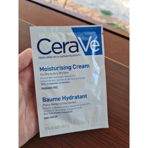 Cerave moisturizing cream 7 ml sachet | Shopee Philippines