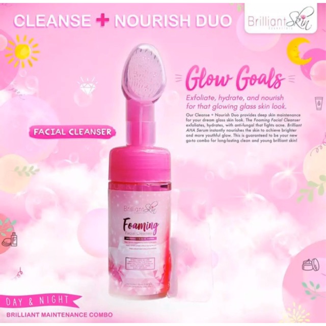 foaming facial cleanser brilliant