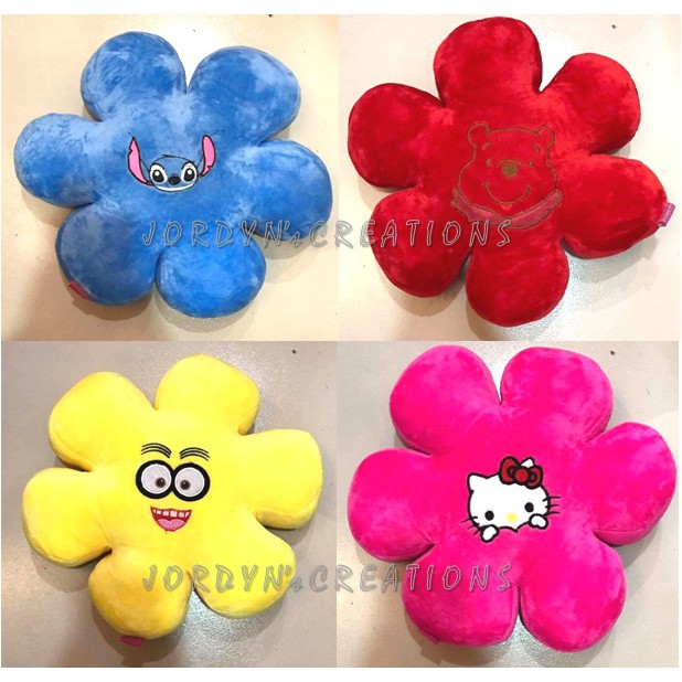 Flower Pillows Cartoon Character Kids Pillow Shopee Philippines