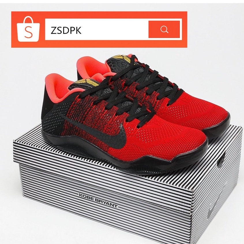 Original Nike Kobe XI Elite Low Cut Red Sport Basketball Shoes for Men |  Shopee Philippines