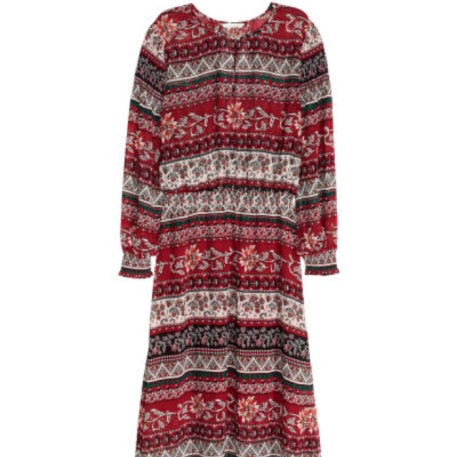 woolen maxi dress