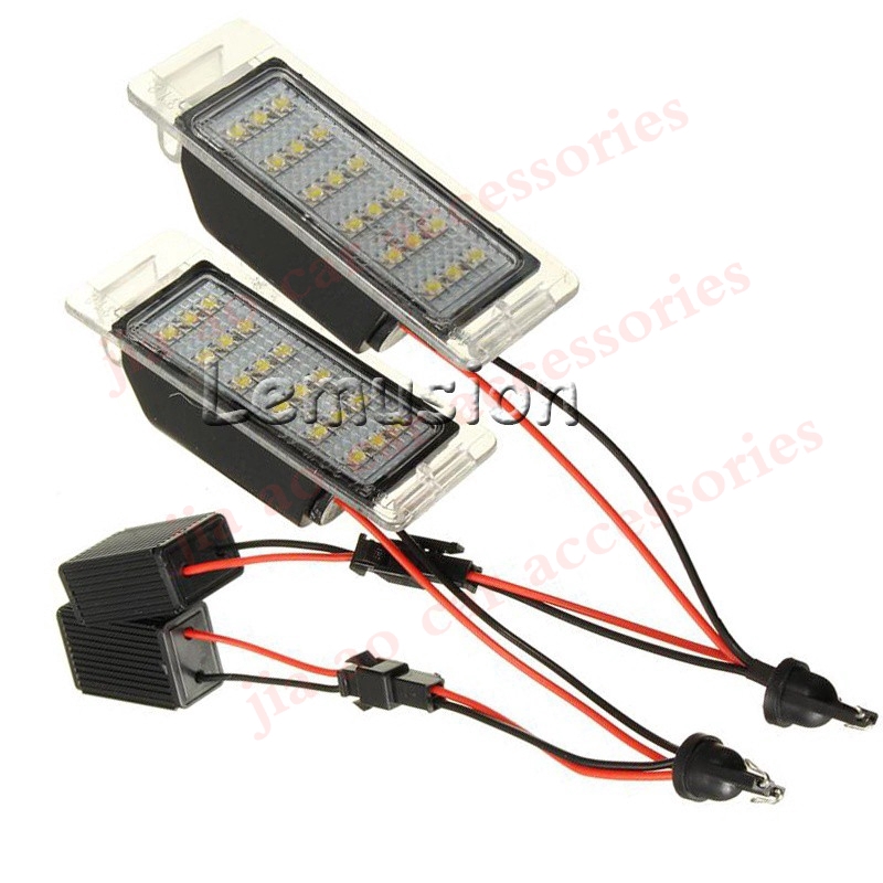 number plate light bulb